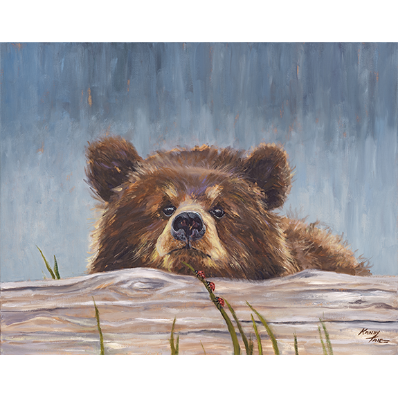 Vinnie Van Goat - Original Oil by Kandy Tate