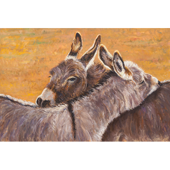 You Scratch My Back, I'll Scratch Yours - Canvas Print